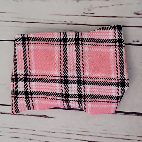 Plaid headband with bow - Picture 3 of 6